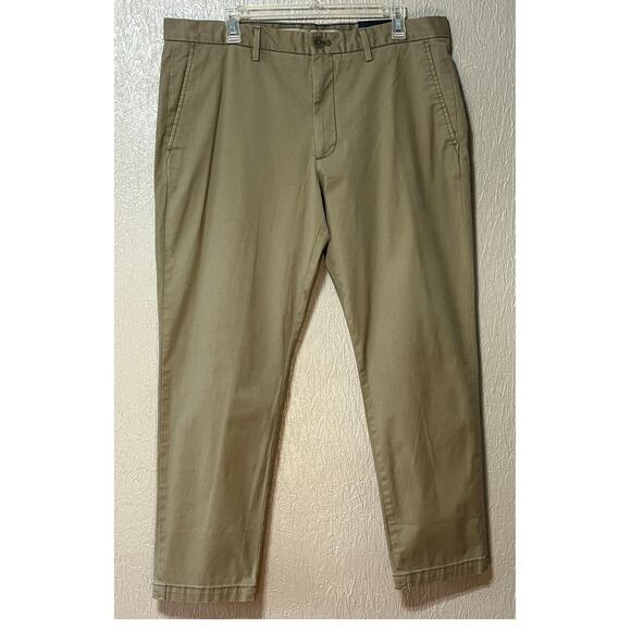 Banana Republic Live In Chino Basic Skinny Fit Acorn/Brown Men Pants 36 x 29 New - Picture 1 of 14